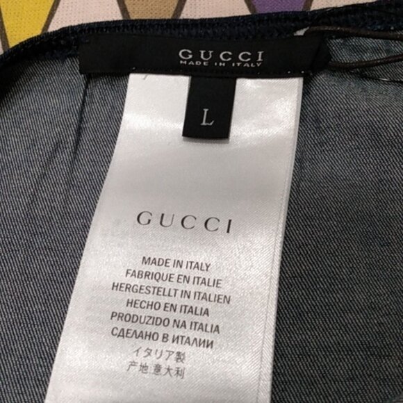 NEW, Gucci Stretch Denim Jackie Piston Lock Bikini - Picture 13 of 16